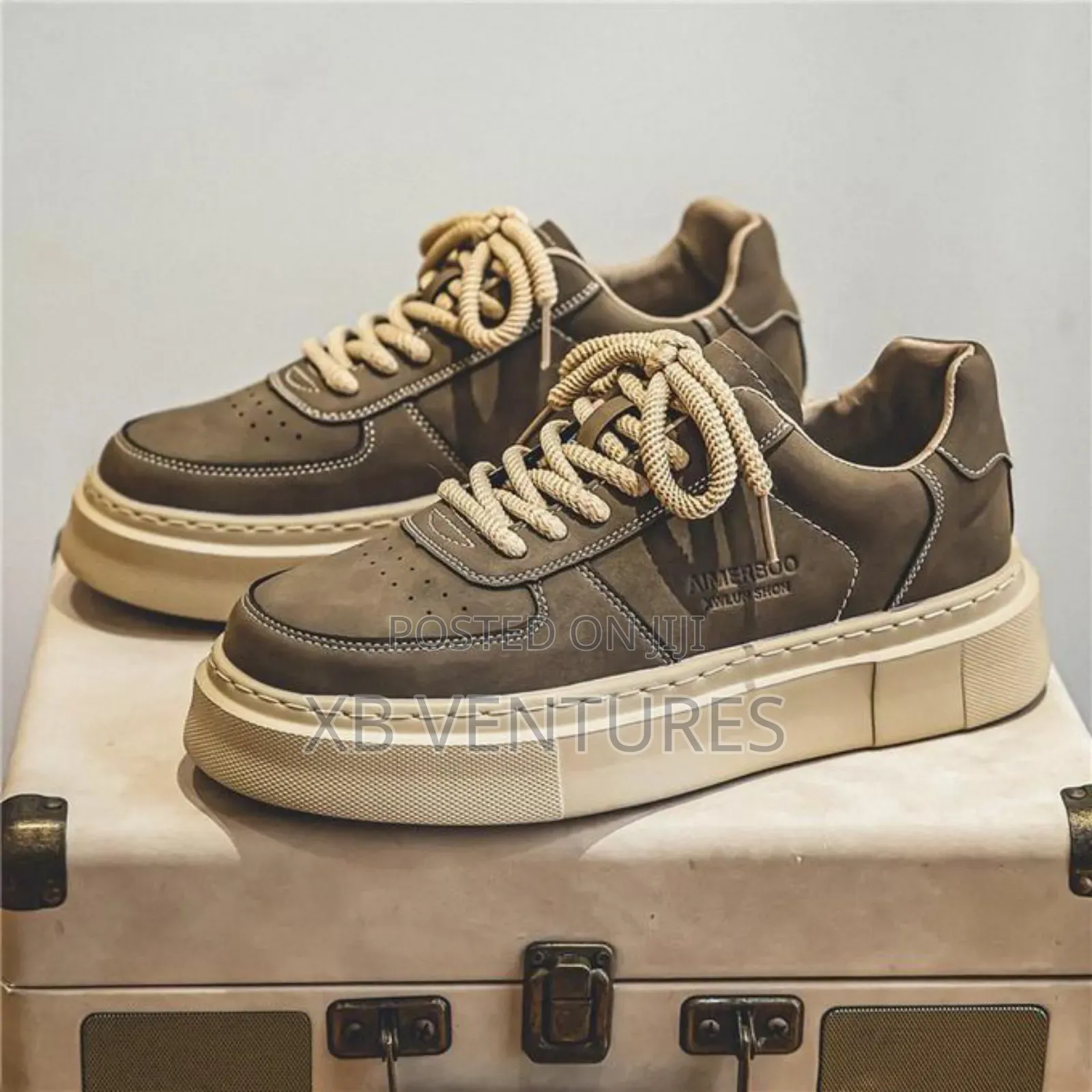 Running Casual Board Shoes Brown