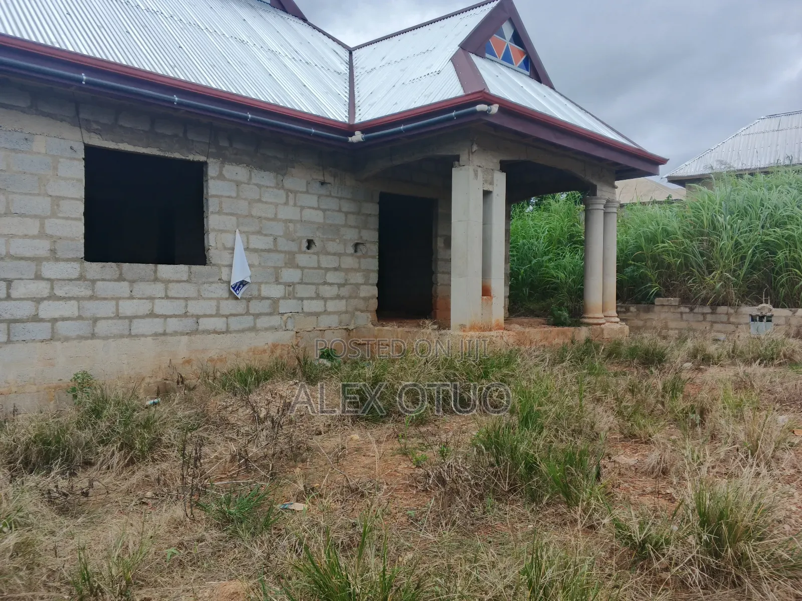 Uncompleted Four Bedrooms on Half Plot Abuakwa Koforidua