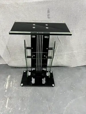 Preaching Podium Stand Tempered Glass Pulphit for Church Activities