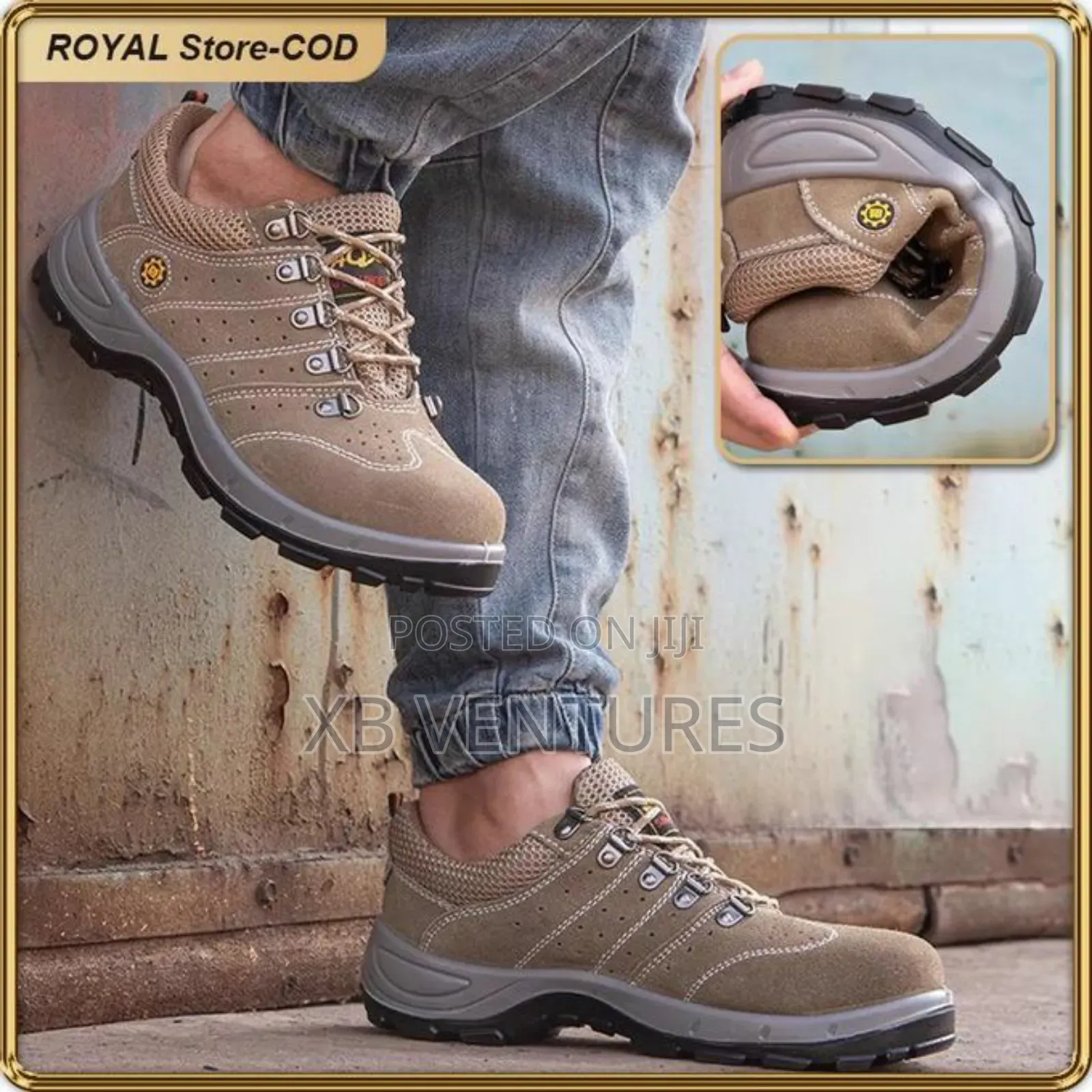 Steel Toe Safety Work Shoes – Anti-Smash Puncture-Resistant