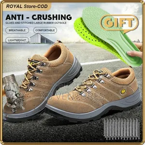 Steel Toe Safety Work Shoes – Anti-Smash Puncture-Resistant