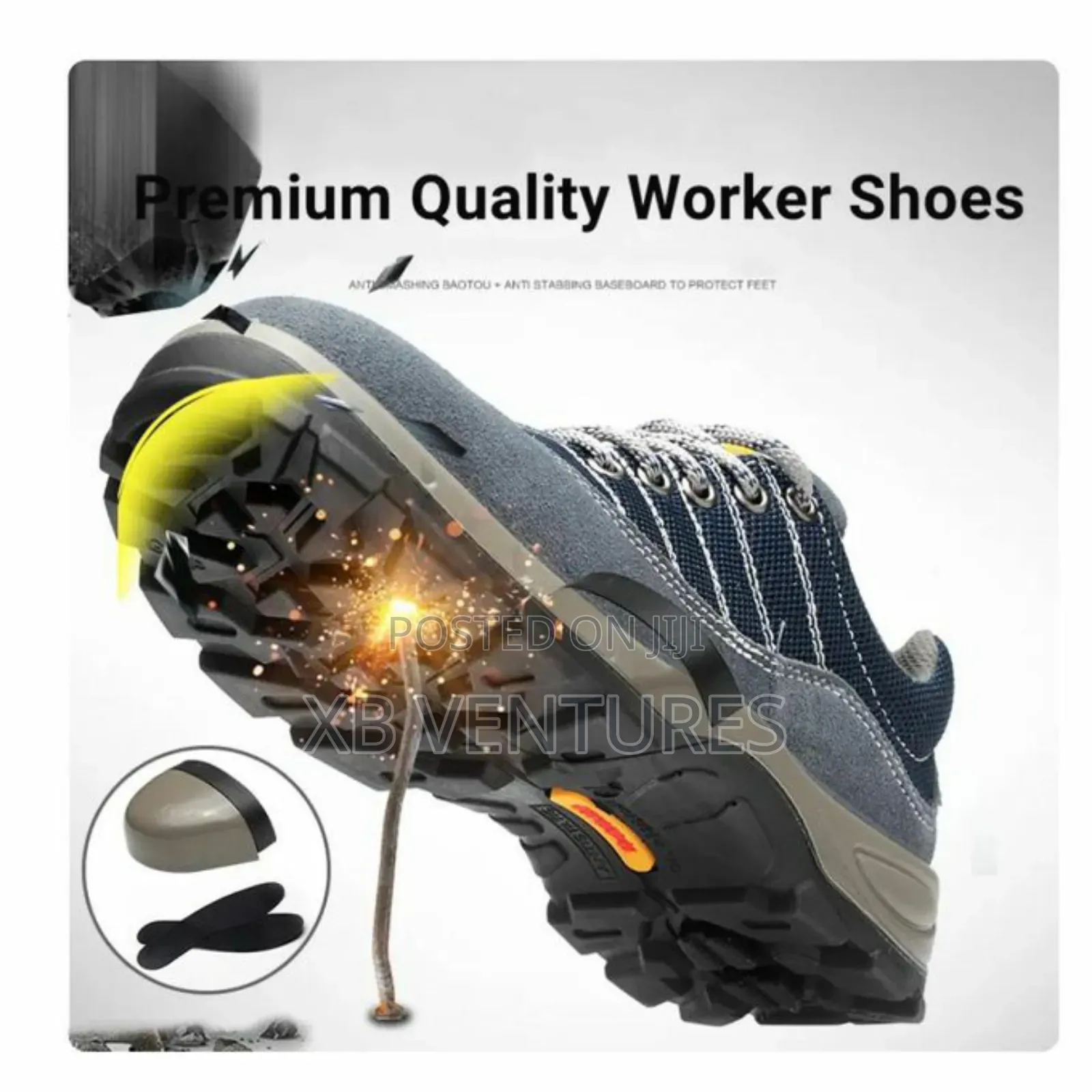 Anti-Smashing Steel Toe Cap Puncture Work Sneaker