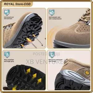 Steel Toe Safety Work Shoes – Anti-Smash Puncture-Resistant