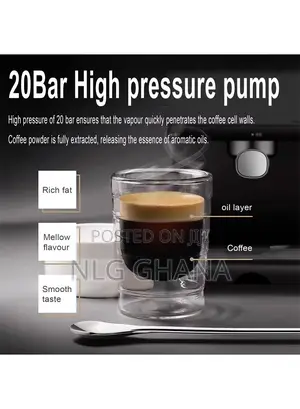 20-Bar 850w 1.5l Automatic Espresso Coffee. Ghx4304