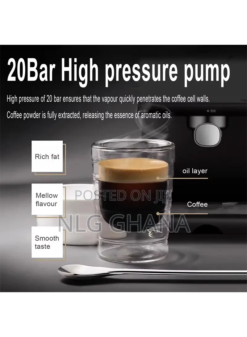 20-Bar 850w 1.5l Automatic Espresso Coffee. Ghx4304