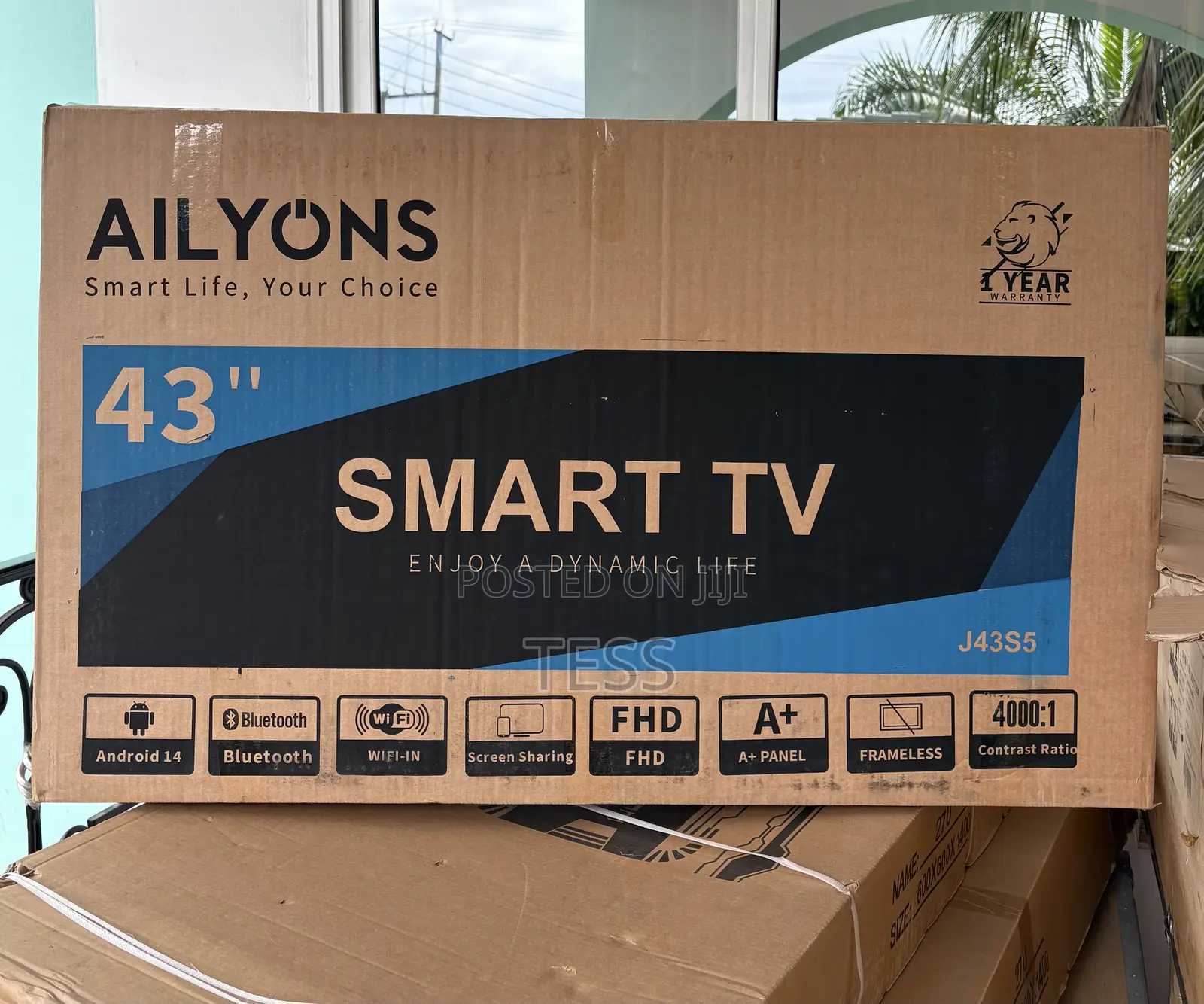 Ailyons 43‐Inch Smart Tv Screen J43s5 43 Inch