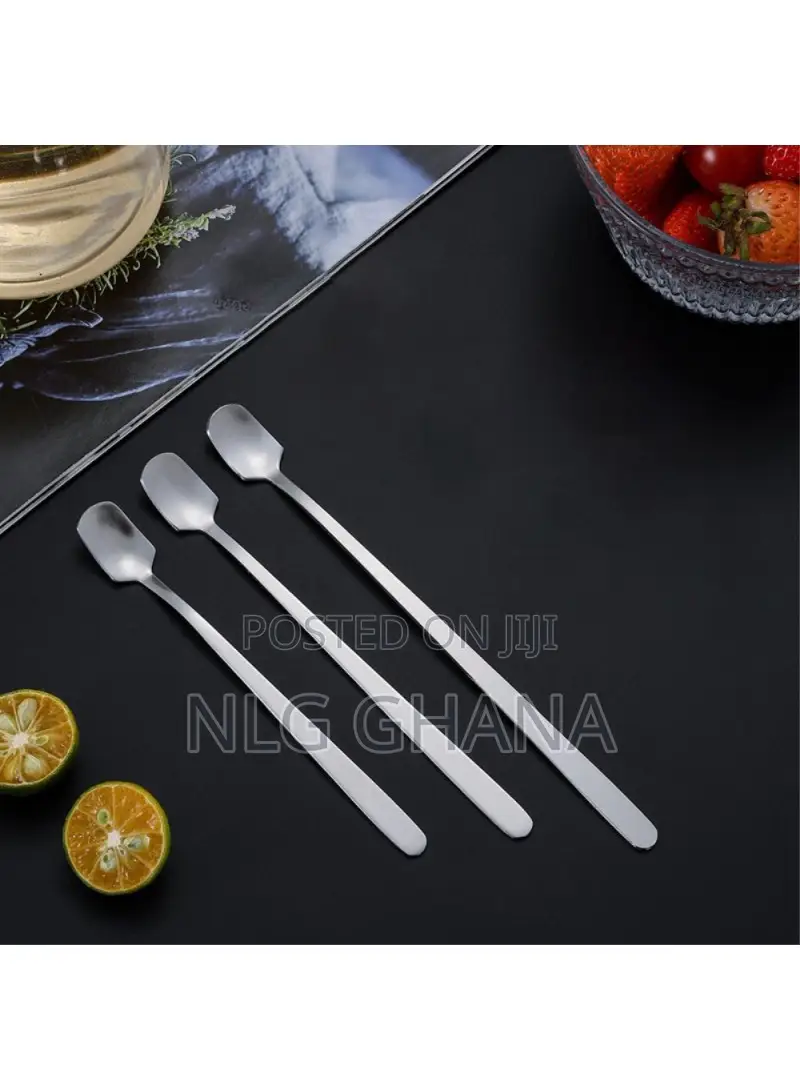 8pcs 5.8inch Long Handle Square Head Dessert. Tvx25992