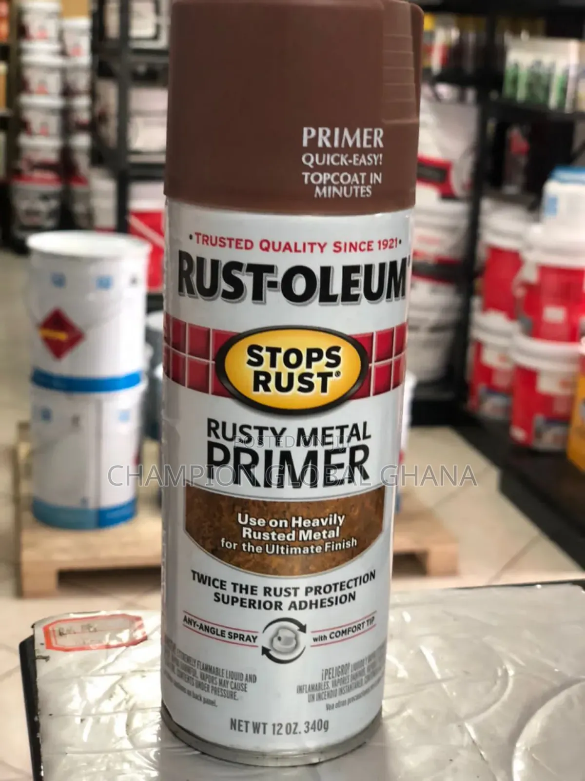Rusty Metal Primer Spray
