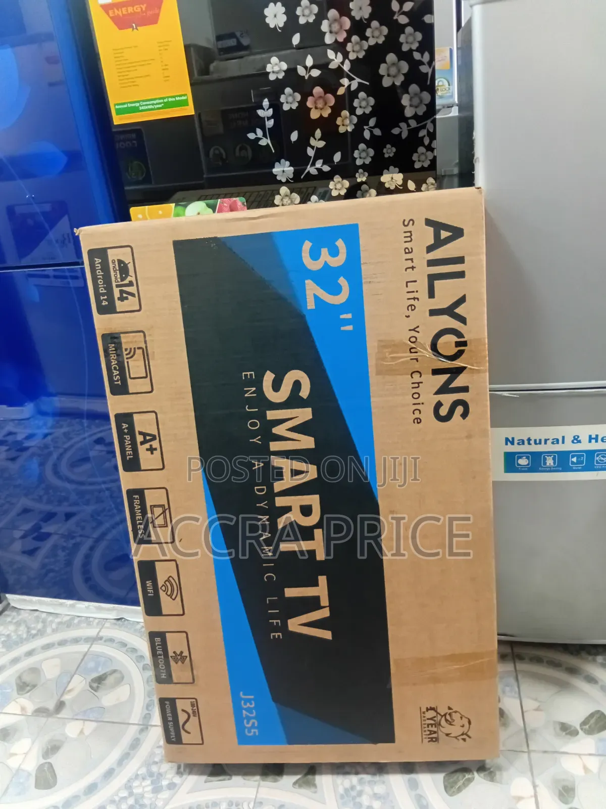 Ailyons 32 Inch Smart Tv With Steady Sound Technology