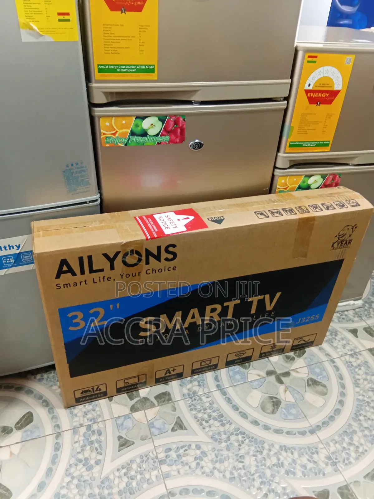Ailyons 32 Inch Smart Tv With Steady Sound Technology