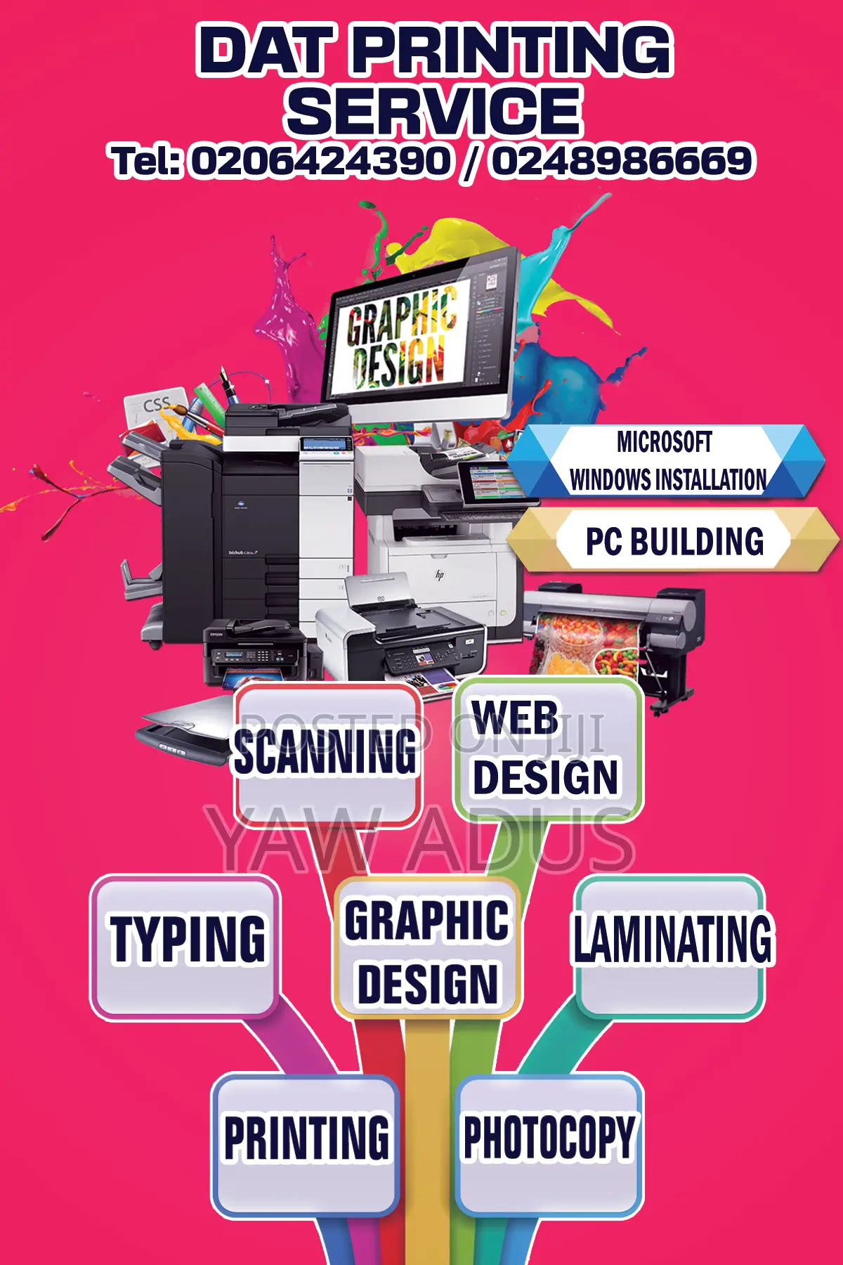 Affordable Poster, Flyer, Web Designer and Mor