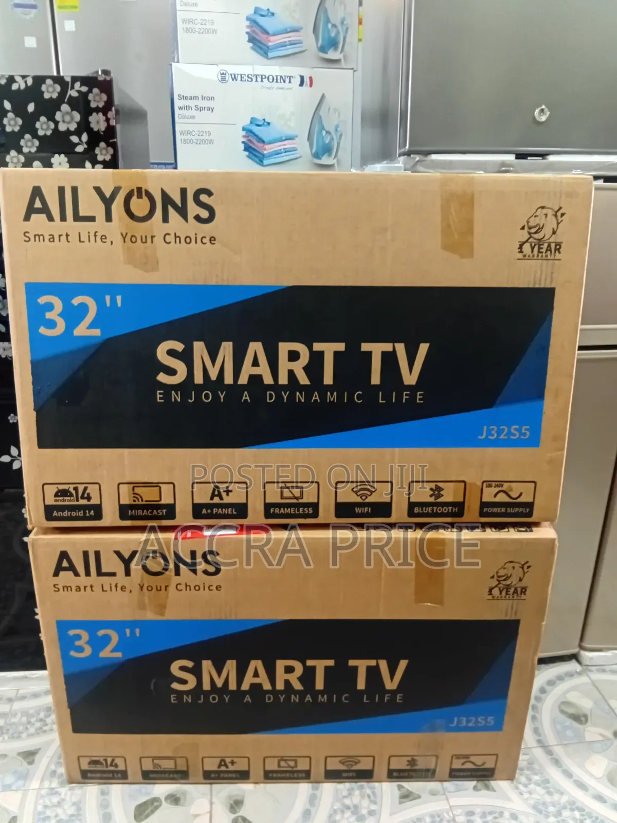 32 Inch Ailyons Smart Tv With Full Hd Resolution