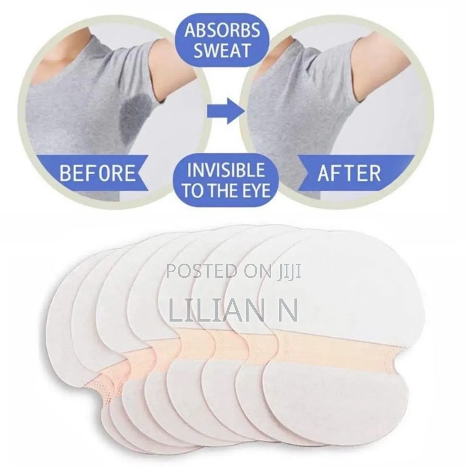 Armpit Sweat Pad (20pcs for 40gh)