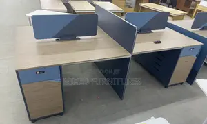 Modern Executive Wooden Work Station 4 Seater