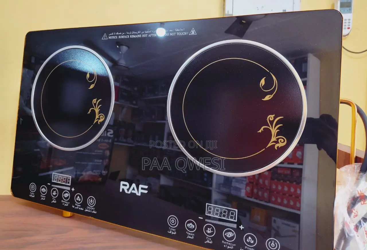 Raf 2 Plate Infrared Electric Cooker – 3500w Heating Power
