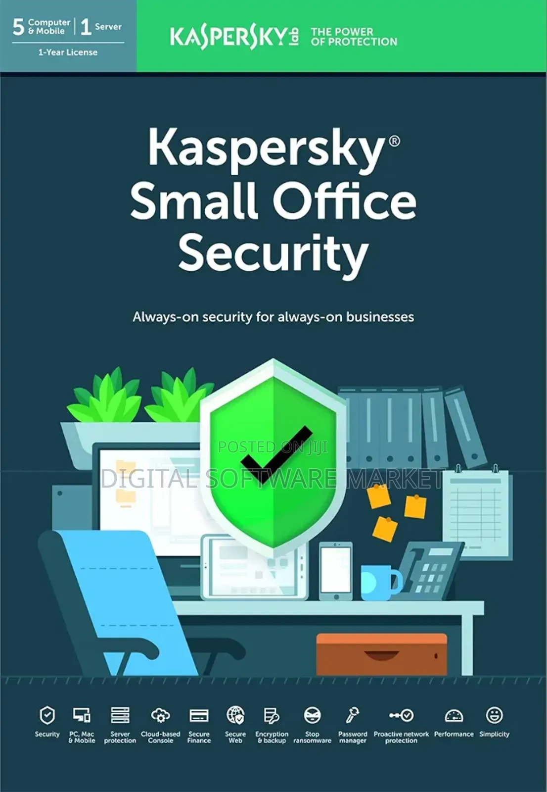 Kaspersky Small Office Security for 25 Devices + 3 Server for 1 Year