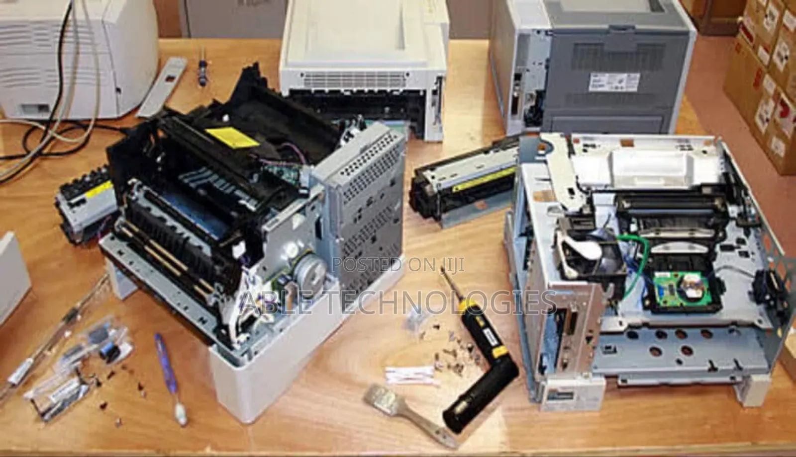 Repair of Printers and Toner Cartridge Refilling