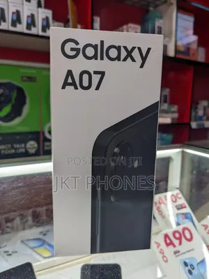 New Samsung Galaxy A07 4G 64 GB Black