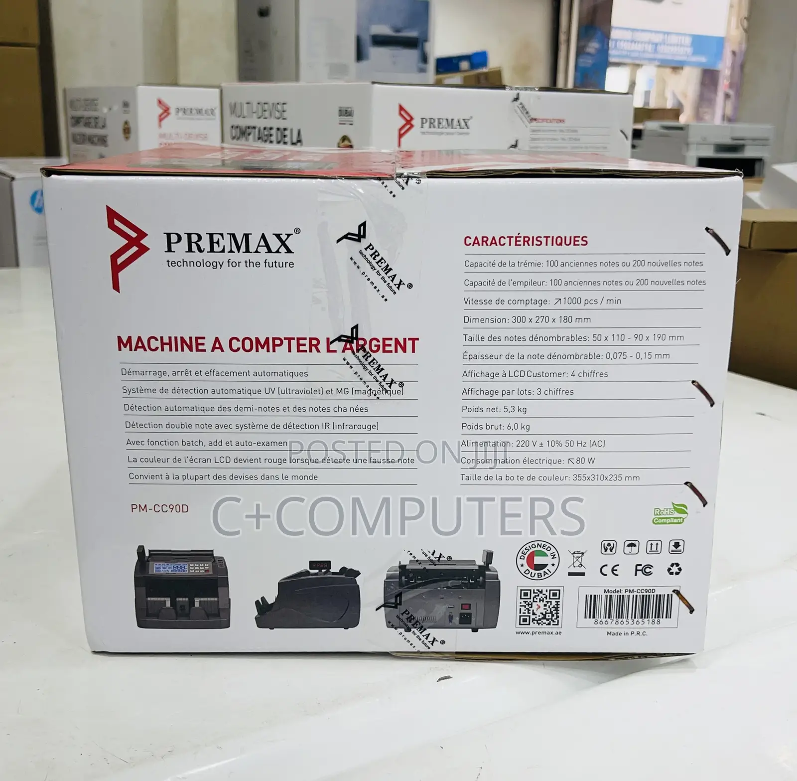 Premax Pm-Cc90d Cash Counting Machine