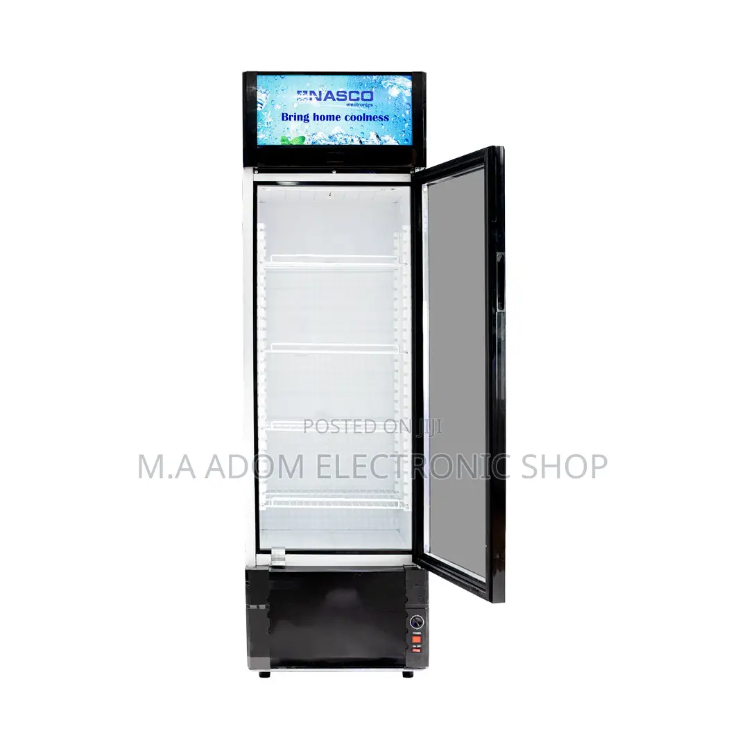 Nasco-358-LTRS-Display-Fridge-Nas-Fl400-1dr