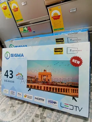 Sigma 43 Android Smart Led Tv With Satellite and Frameless Design
