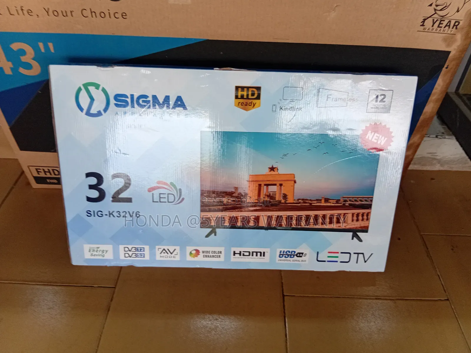 Center Screen Sigma 32inches Digital Television Sigma Tv