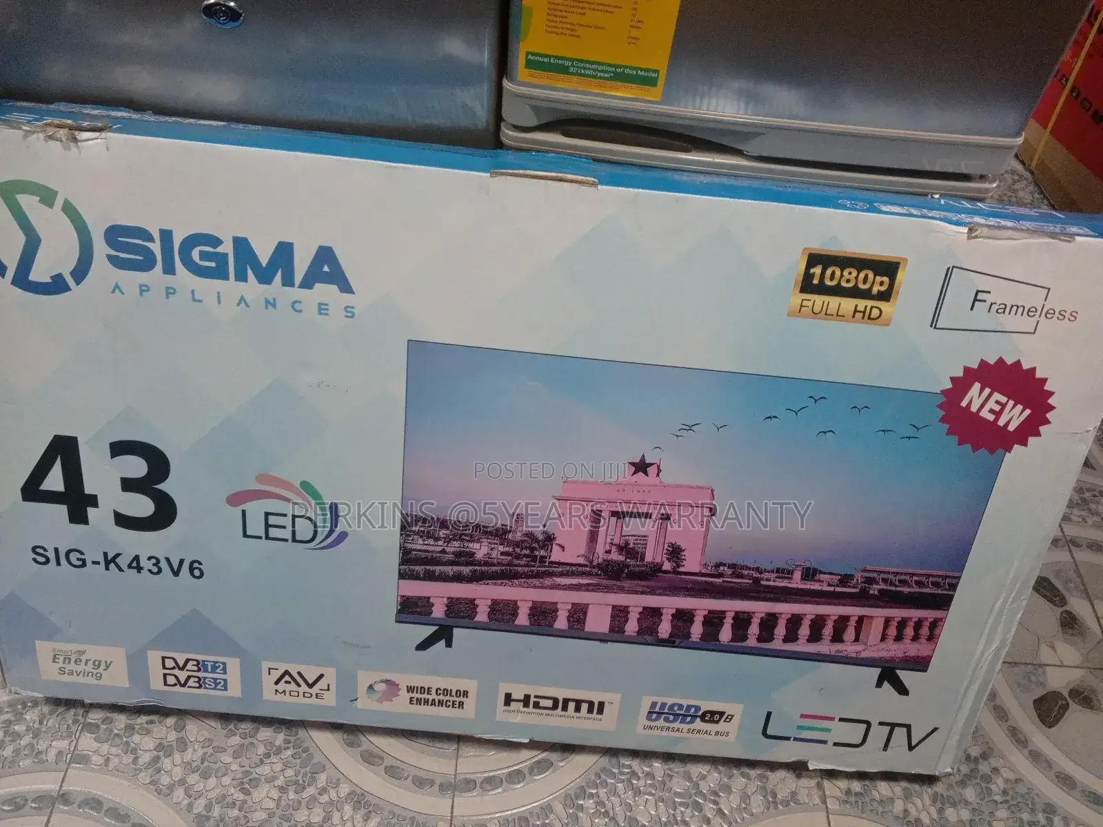 Flameless 43inches Sigma Satellite Television