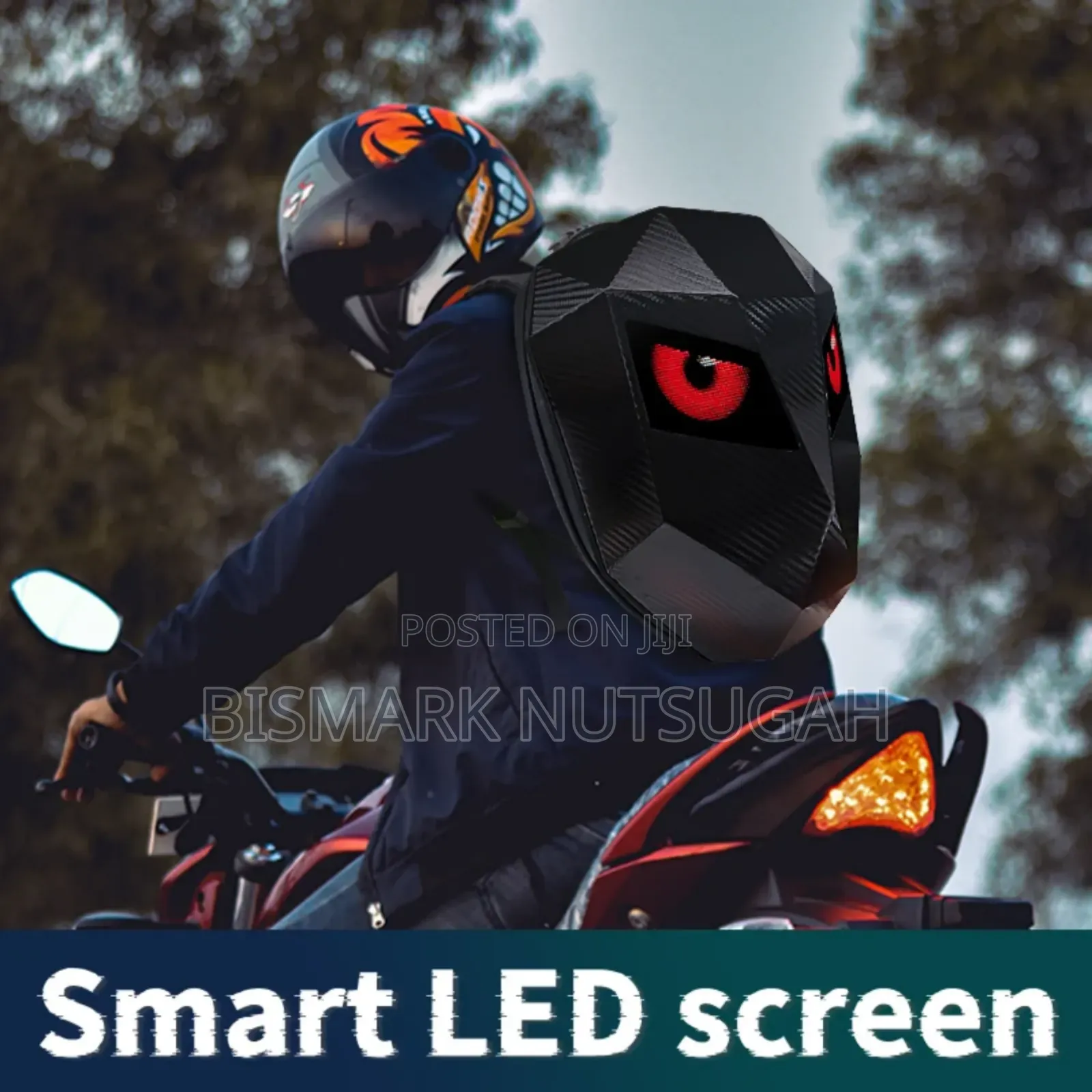 Smart Led Motorcycle Backpack