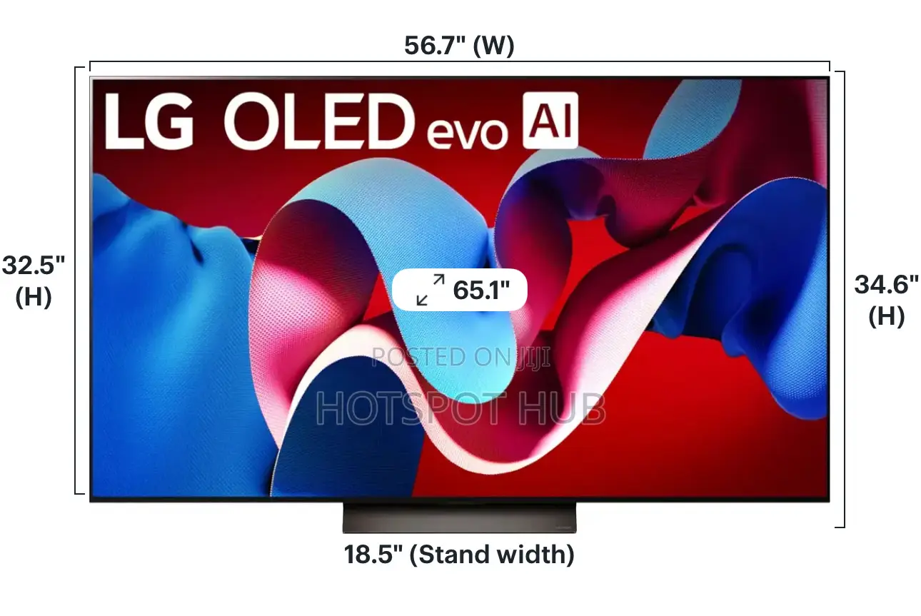 Lg - 65" Class C4 Series Oled Evo Uhd Smart Webos Tv (2024)