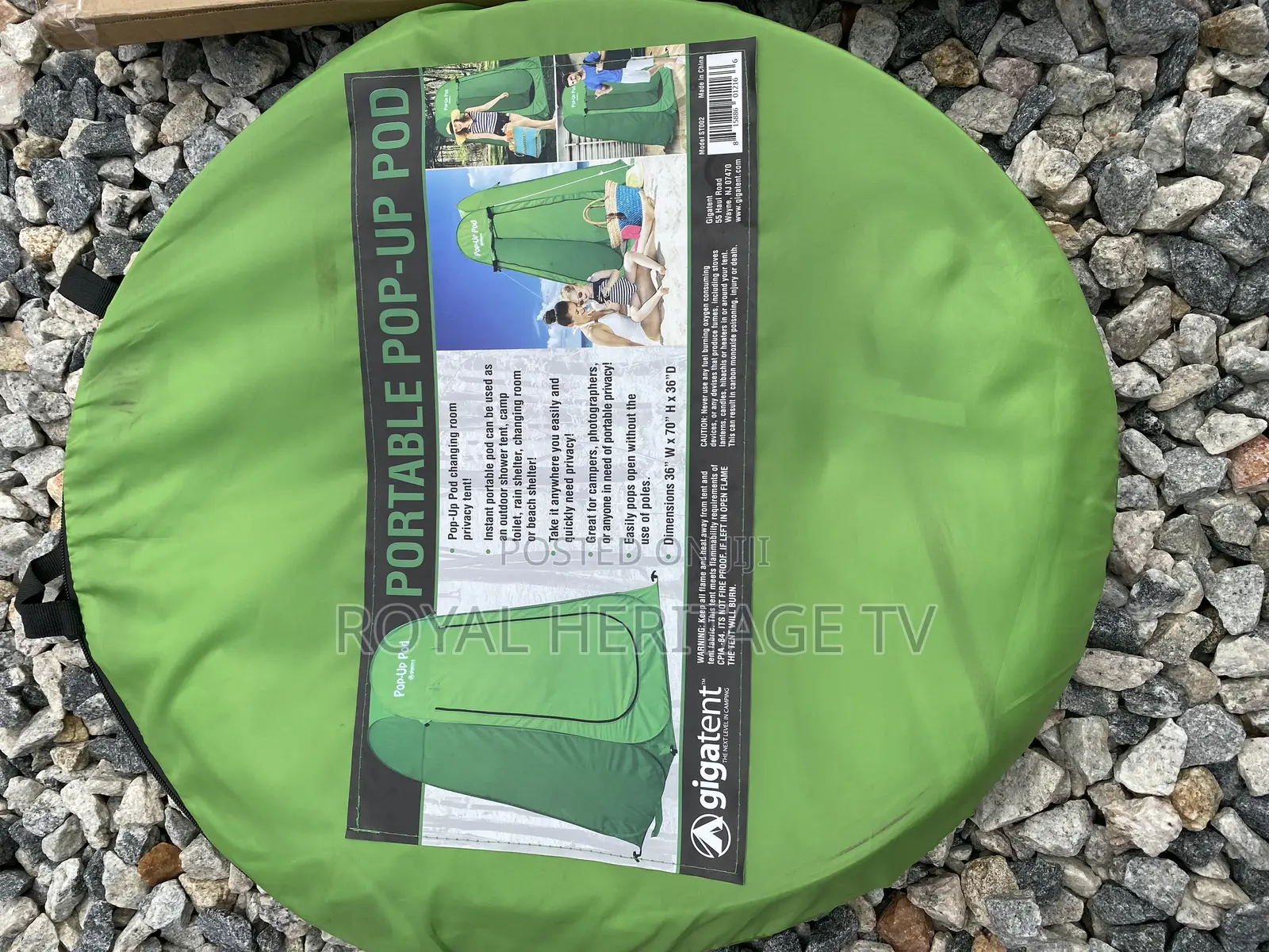 Gigatent Pop Up Pod Changing Room Privacy Shower Tent