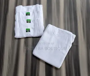 3 Pack White Singlet for Men