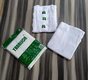 3 Pack White Singlet for Men
