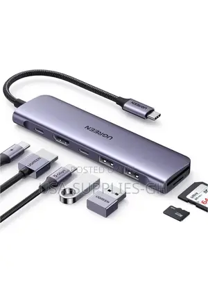 Ugreen USB C Hub 7 in 1 Dock Hdmi 100w Pd Charging From Usa