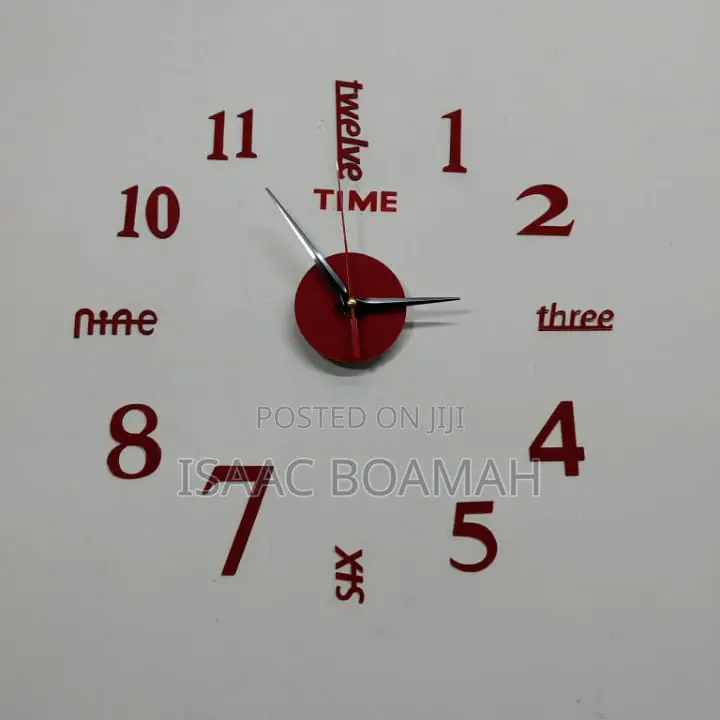 3d Wall Clock