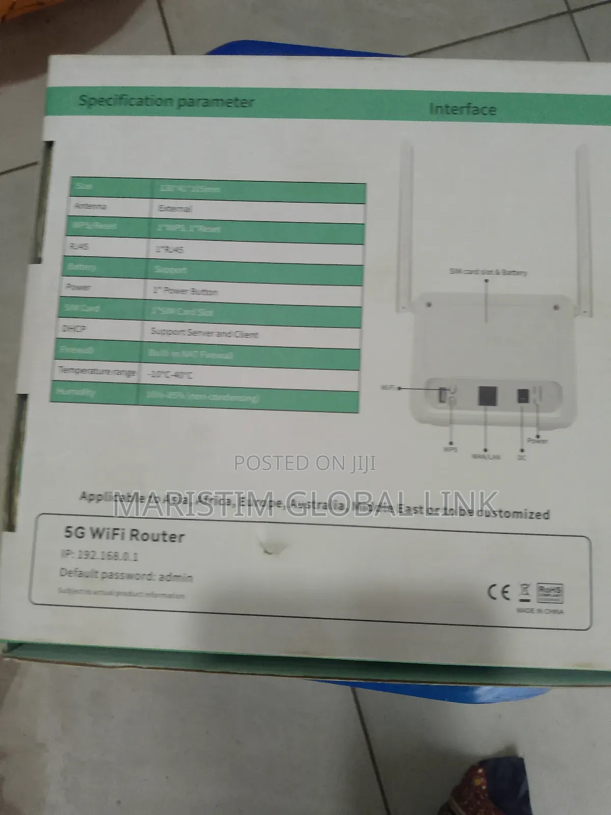 Fastlink 5g Indoor Wireless Router (300mbps)