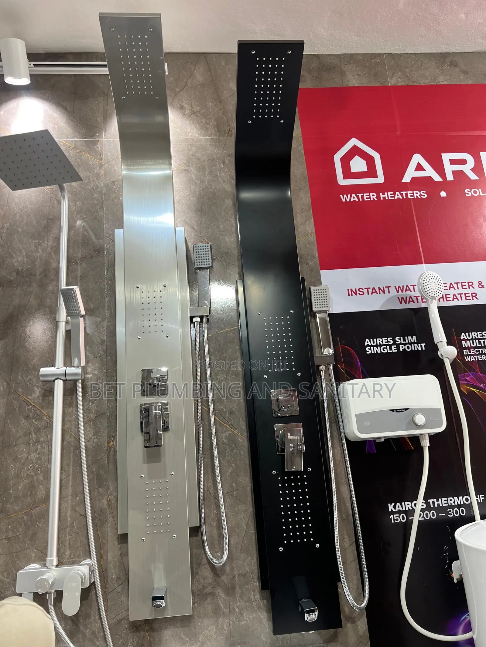 Smart Shower Panel(Both Black and Aluminum)
