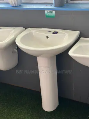 Frencia Wash Hand Basin+Pedestal Complete_basin and Stand
