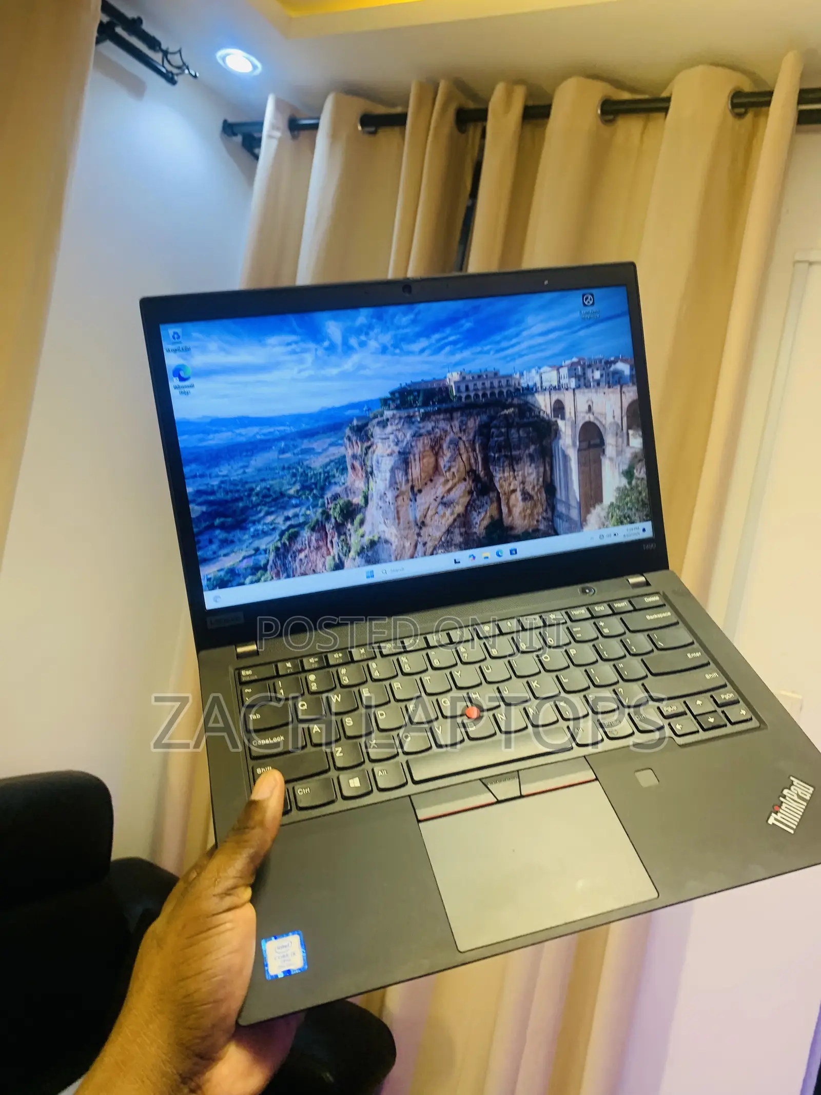 Laptop Lenovo Thinkpad T490s 16GB Intel Core I5 SSD 256GB