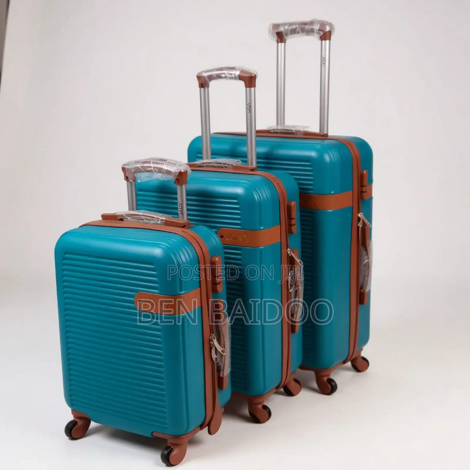3-Set Plastic Travelling Suitcase (Premium Travel Bags)