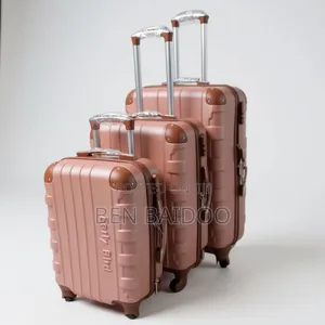 3-Set Plastic Travelling Suitcase (Premium Travel Bags)