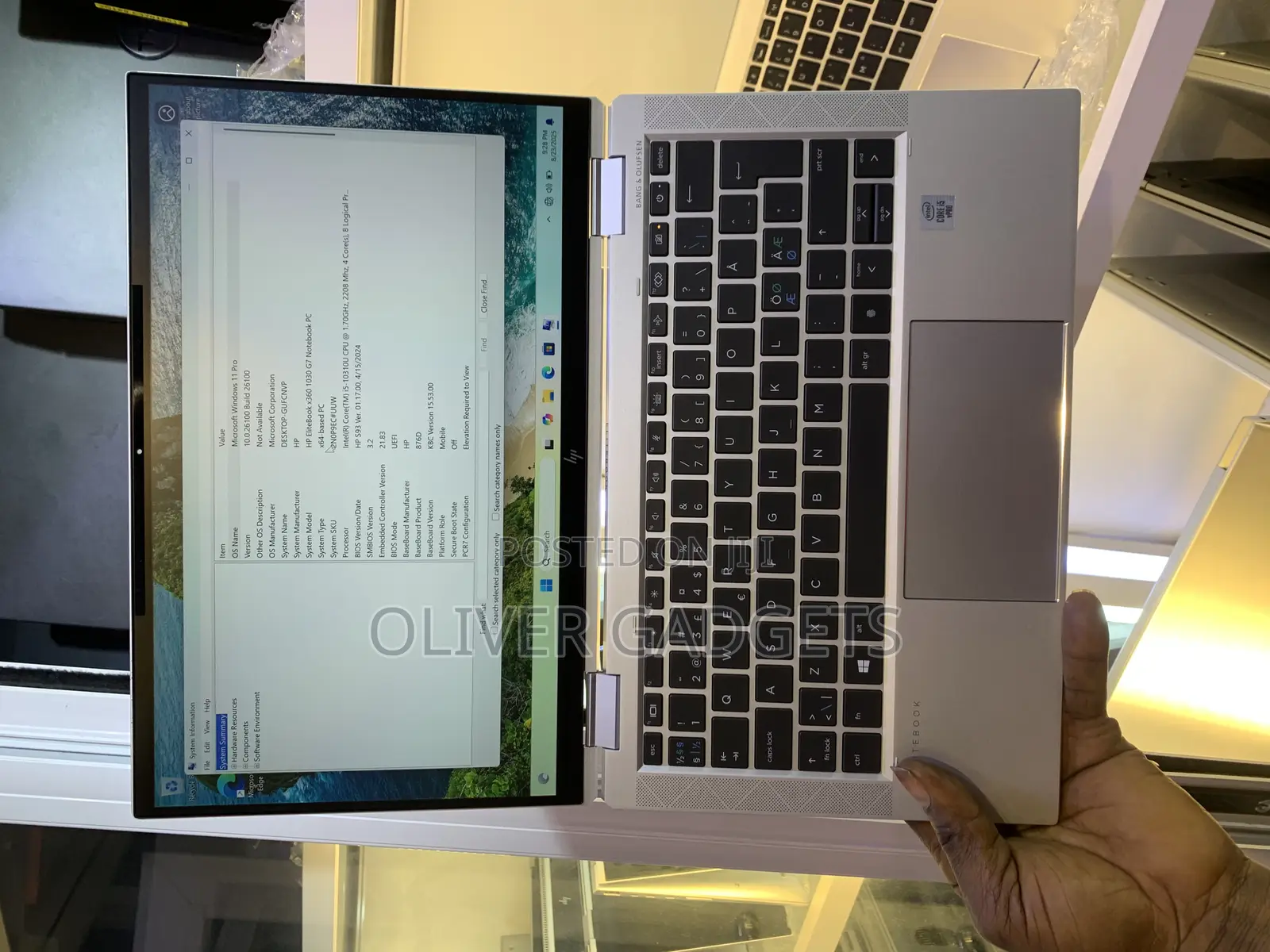 Laptop HP EliteBook x360 1030 G7 16GB Intel Core i5 SSD 512GB