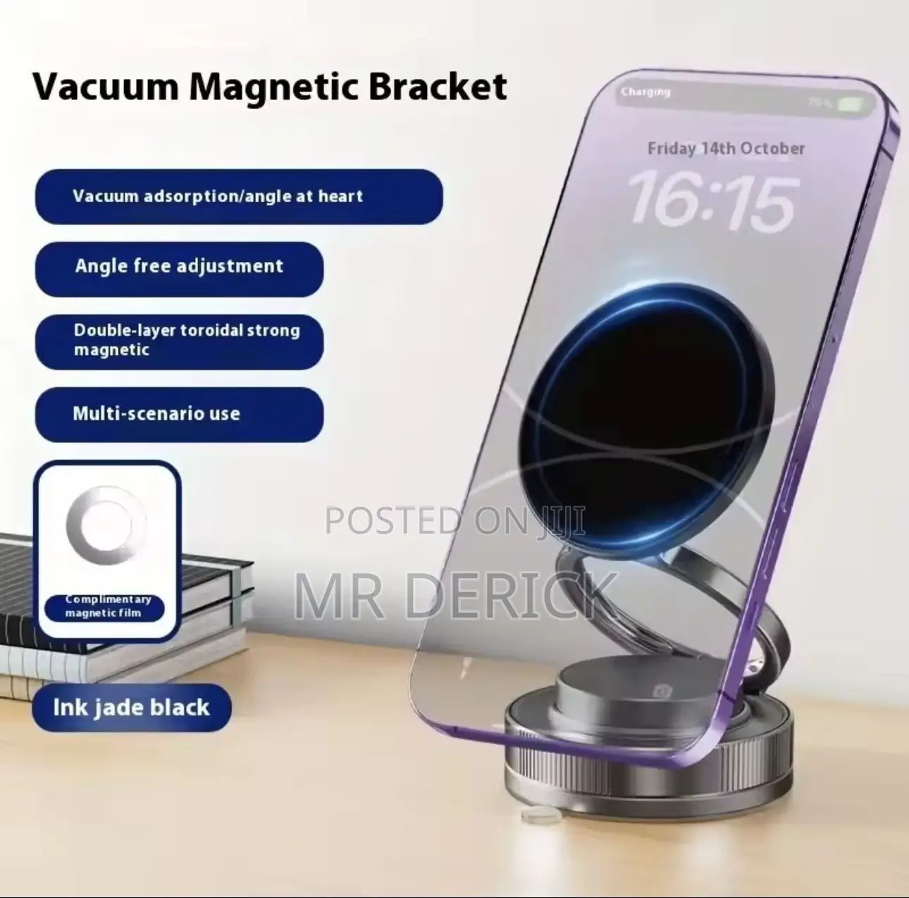 Vacuum Magnetic Mobile Phone Holder