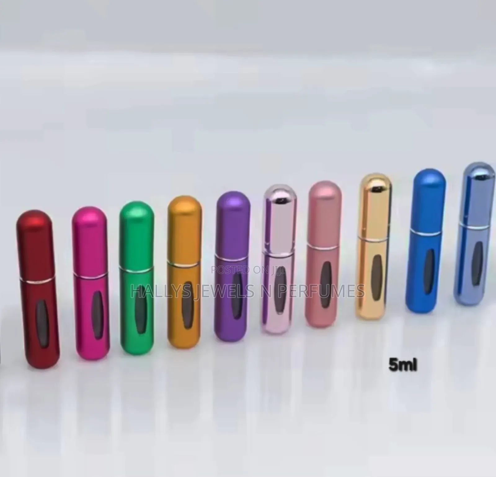 Aluminium Perfume Atomiser, Portable, Refillable, 10ml and 5ml