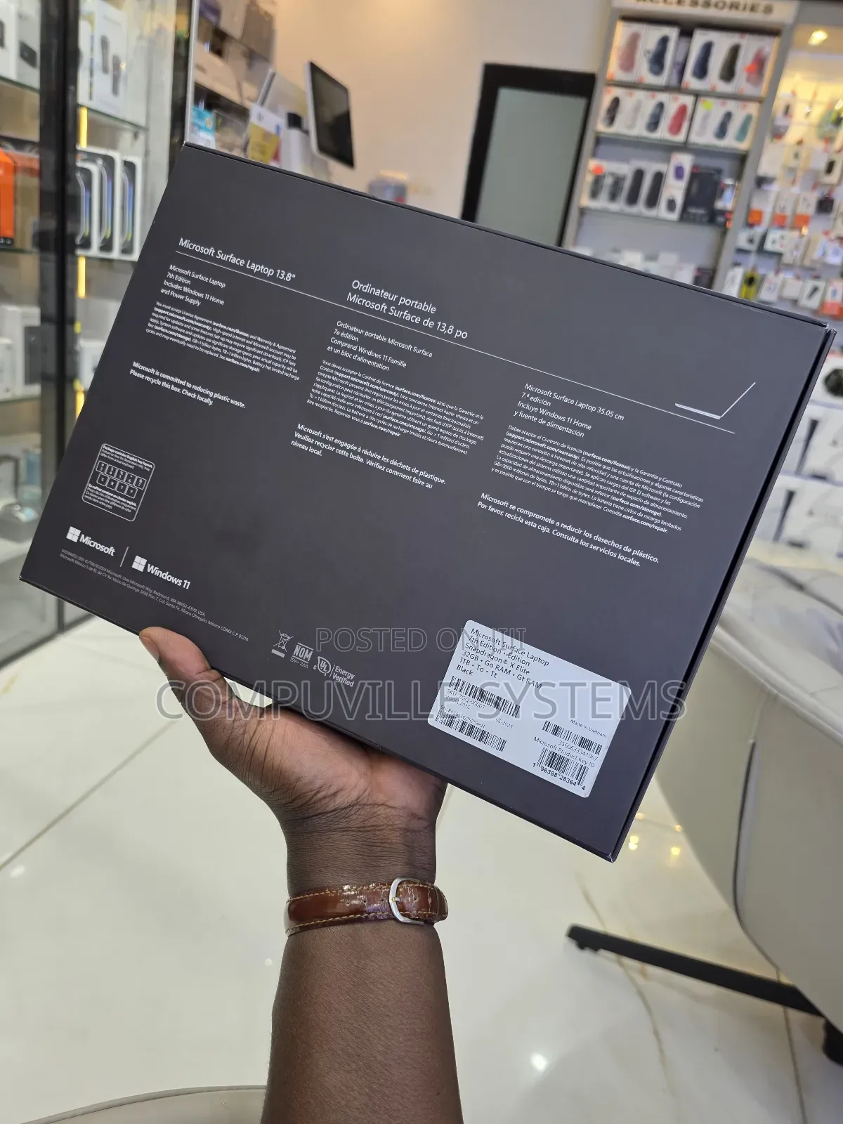 New Microsoft Surface Laptop 7 32GB Qualcomm Snapdragon X Elite SSD 1T