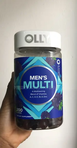 Olly Men's Multivitamin Gummy, Blackberry Flavor (200 Ct.)