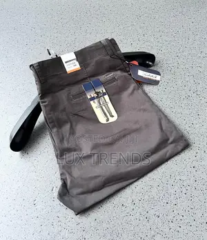 Durable Stretchy, None Fading Khaki Trousers for Men