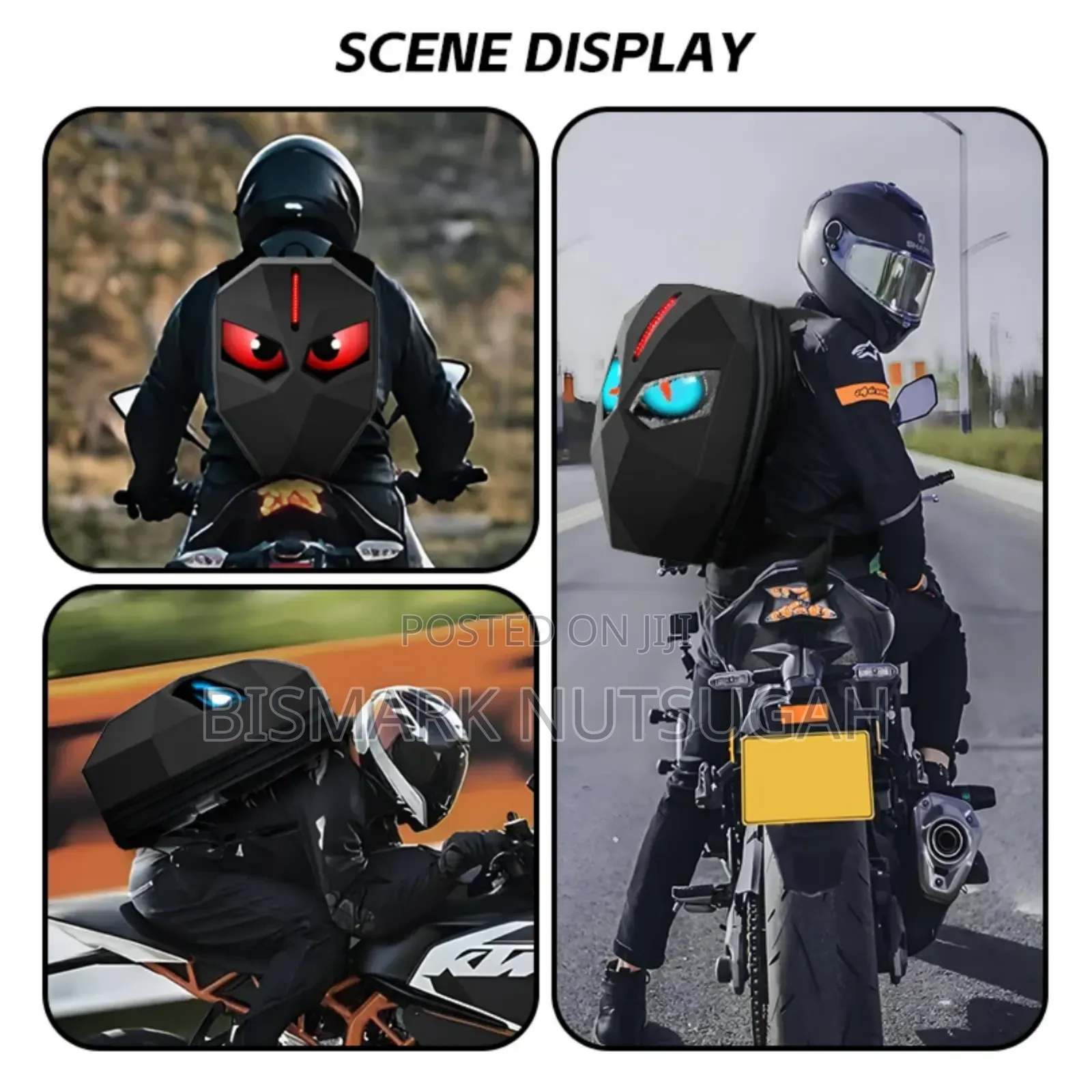 Led Knight Motorcycle Backpack