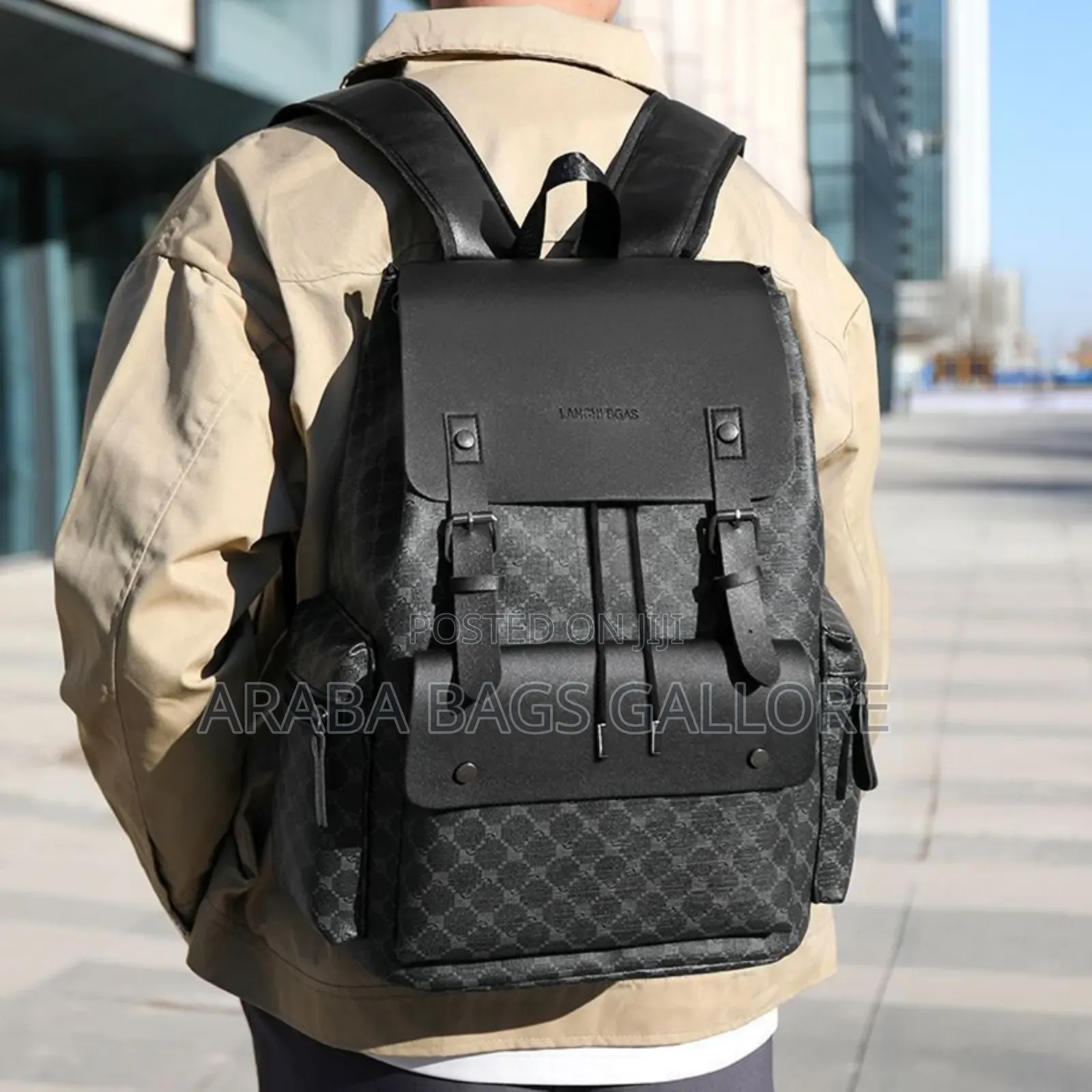 Good Quality Fashionable Leather Laptop Backpack.