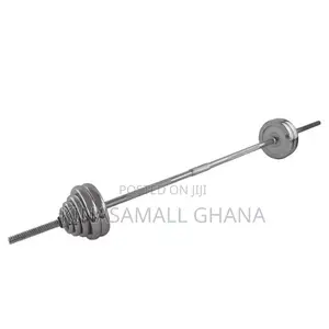 50kg Chrome Barbell Dumbbell Set – Complete Home Gym Kit