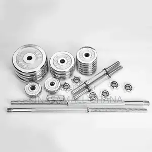 50kg Chrome Barbell Dumbbell Set – Complete Home Gym Kit